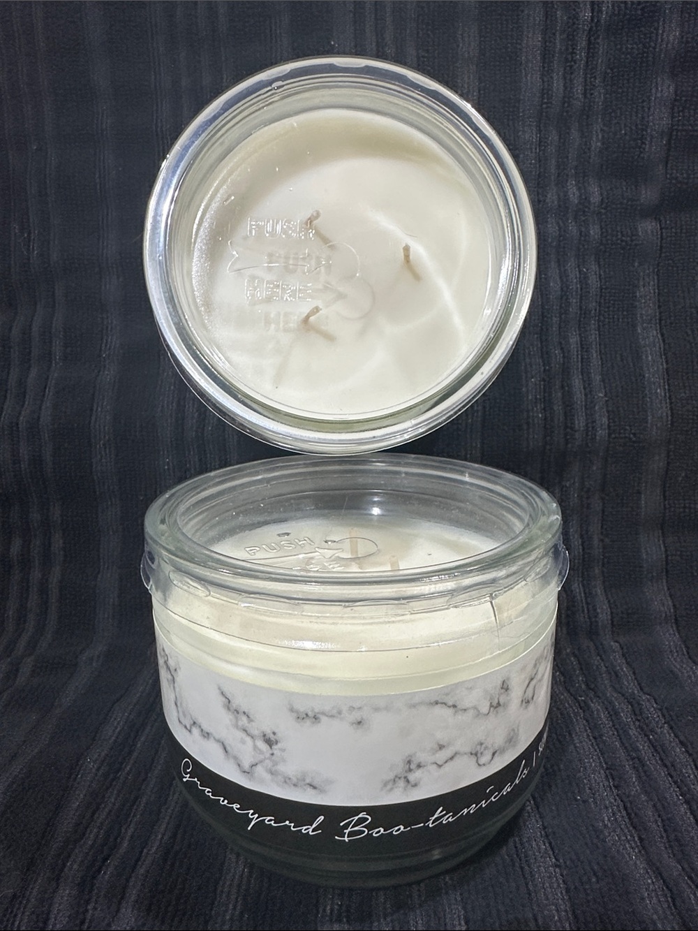 Graveyard Bootanicals 3 Wick Candles~Set of 2-NEW!